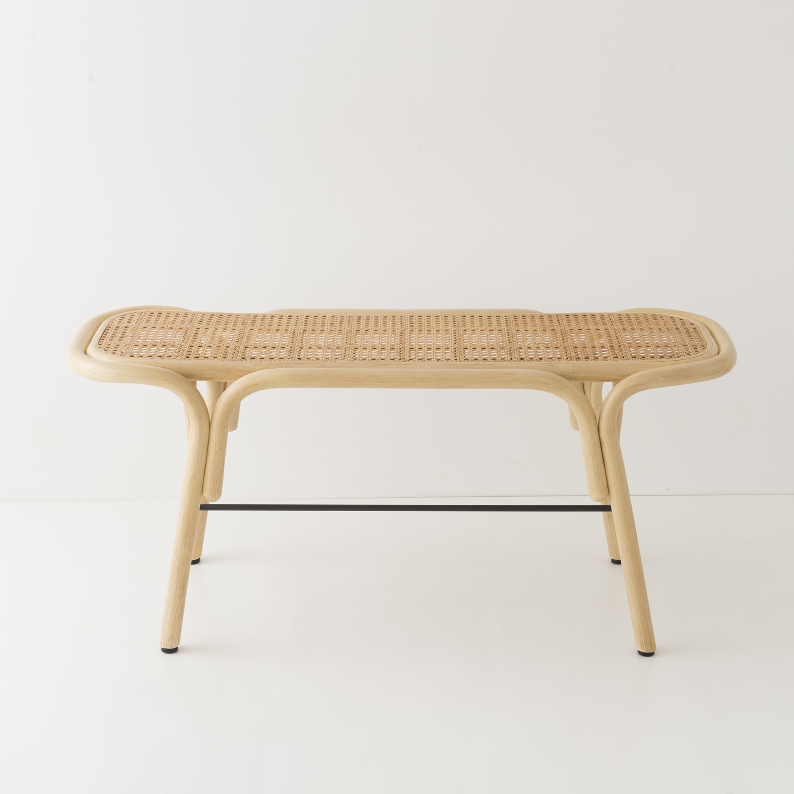 banc traverse en rotin Orchid Edition